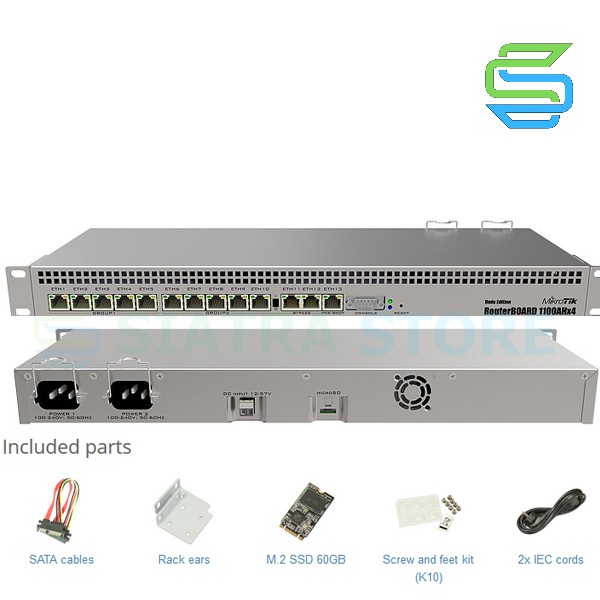 MikroTik RB1100 Dx4 RB1100Dx4 Dude Edition