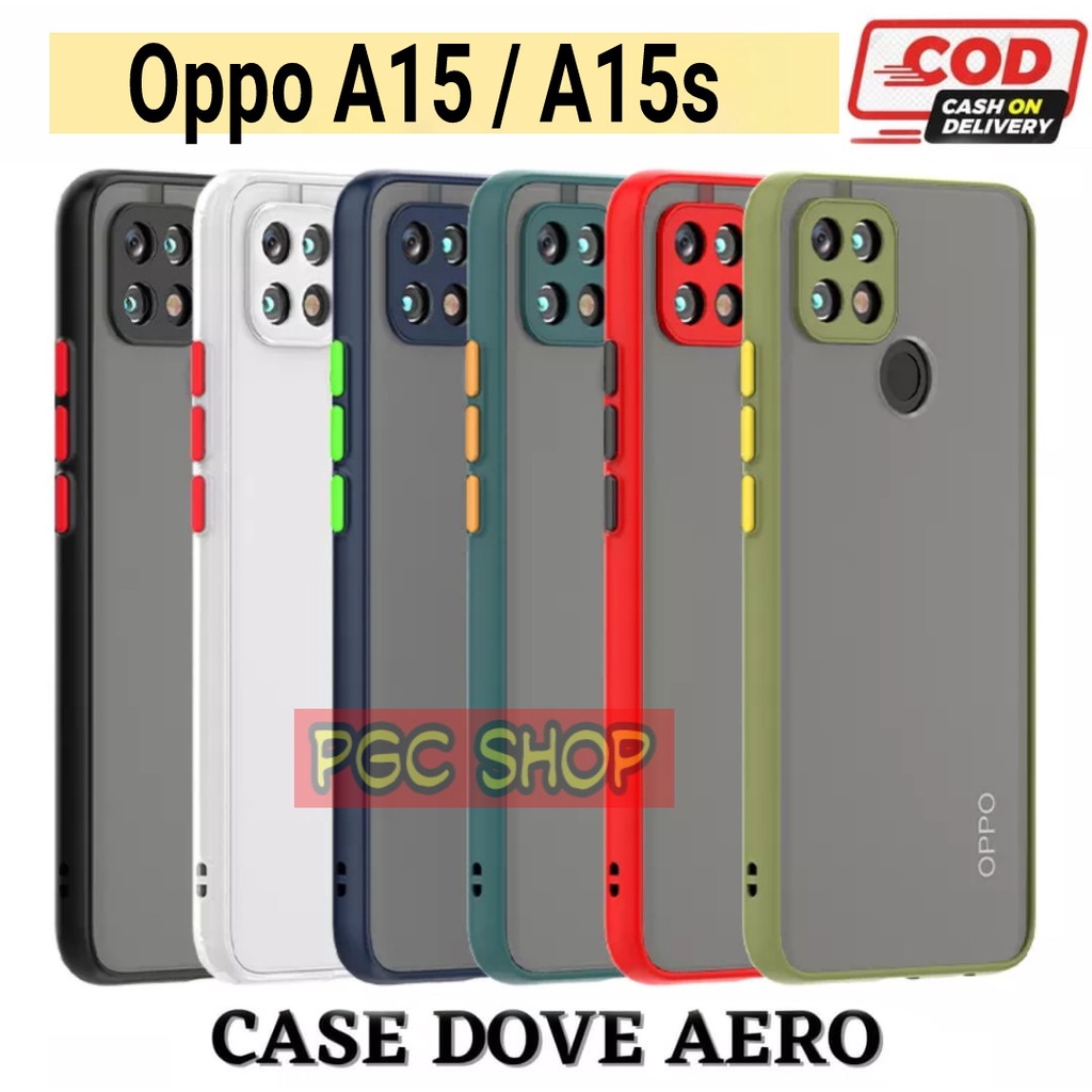 Case Handphone Keren For ( Oppo A15 / A15s ) Case Dove Aero Matte Transparan Soft Fuze Frosted Karet Silikon - PGC SHOP