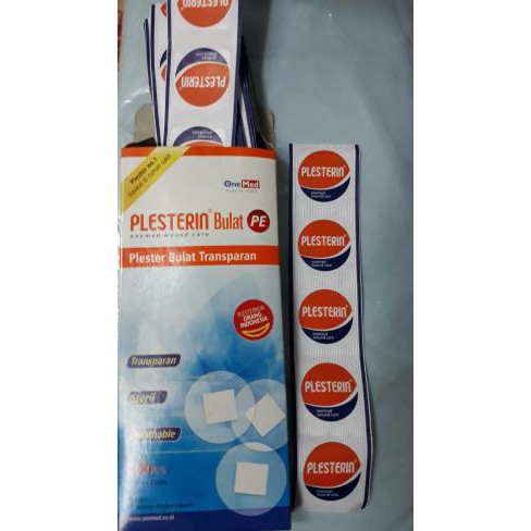 PLESTER BULAT TRANSPARAN PLESTER PENUTUP INFUS