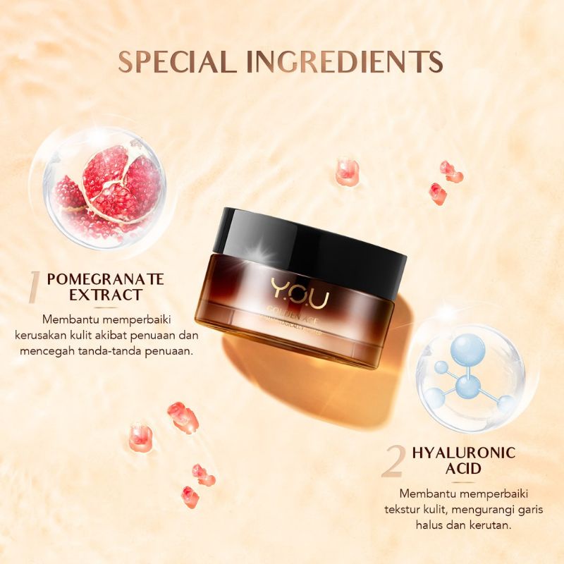 Kosmetik You Golden Age Revitalizing Night Cream / Krim Wajah Malam Hari 30g