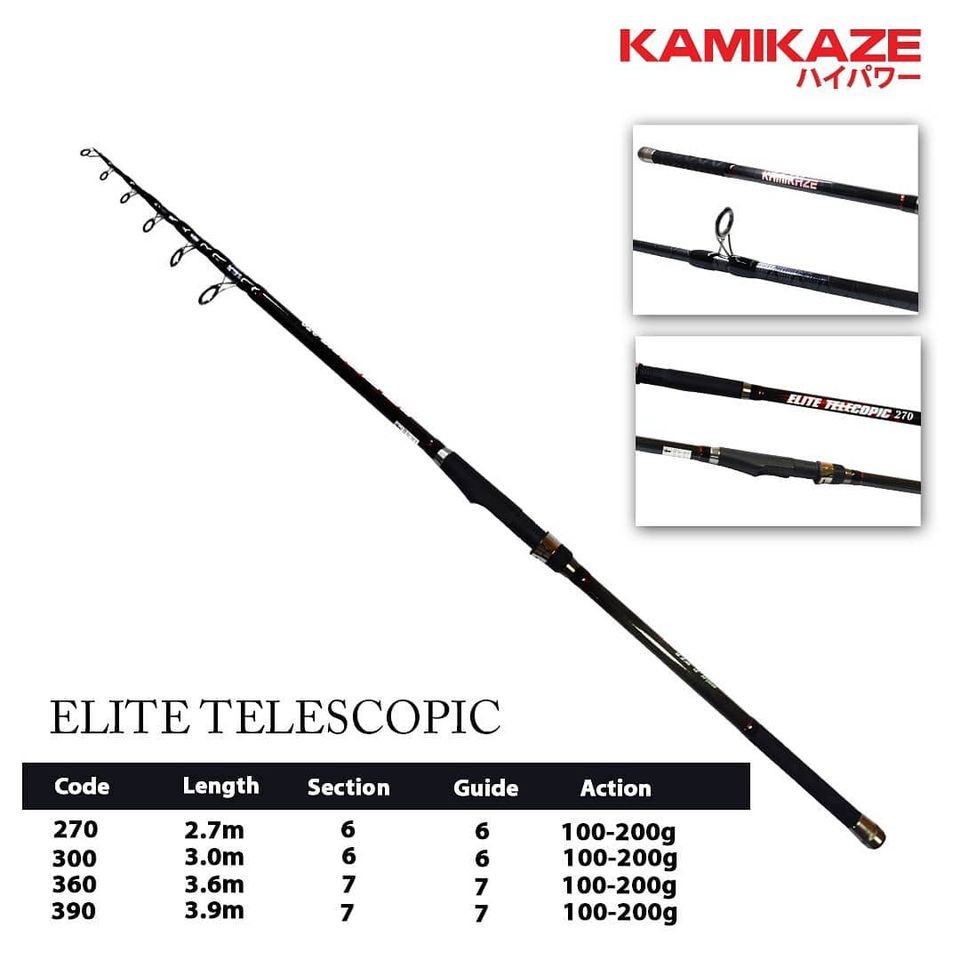 Joran Pancing Antena Kamikaze Elite Telescopic 300
