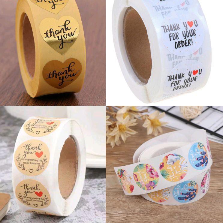

HHZ Sticker thank you diameter 2,5cm ✳ ✣