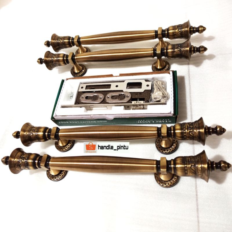 set paket handle pintu lonceng + bodypelor kupu tarung