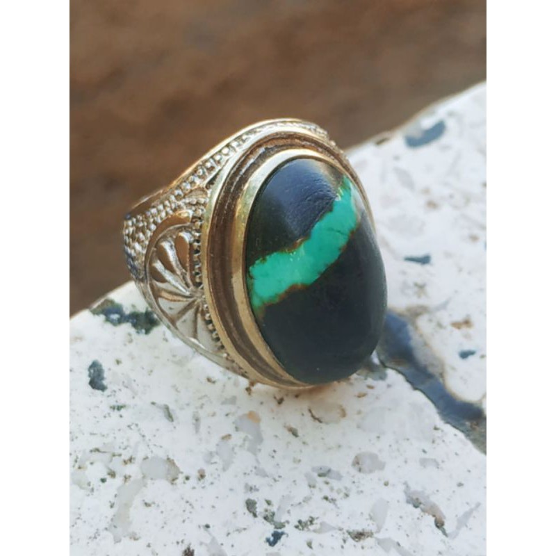 akik pirus persi motif kendit