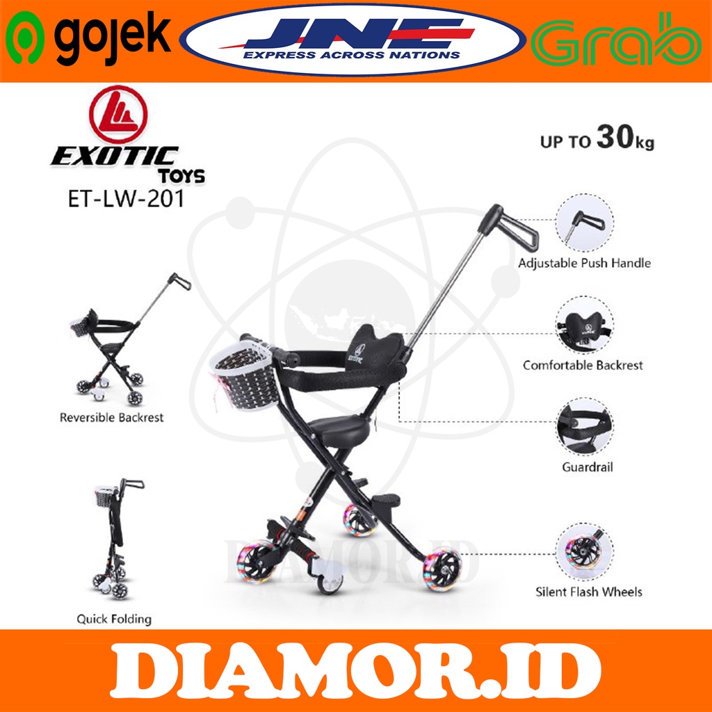 Stroller Anak Praktis Magic Baby Stroller Exotic ET LW 201