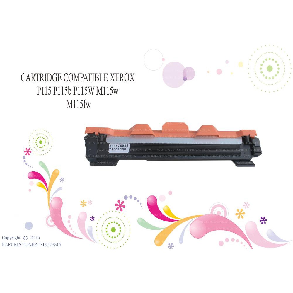 Toner Cartridge Compatible Fuji Xerox P115 P115B P115W M115W M115FW CT202137