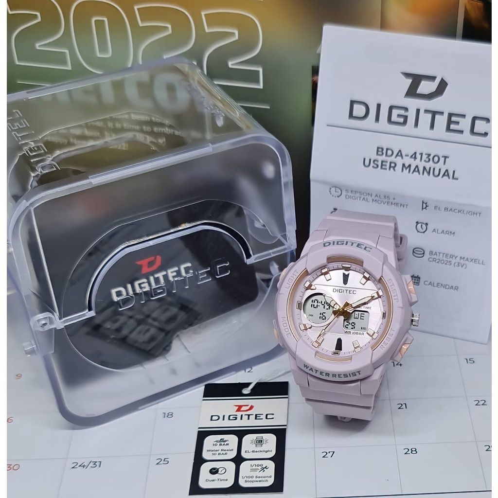 Jam Tangan Wanita Digitec 4130 Original