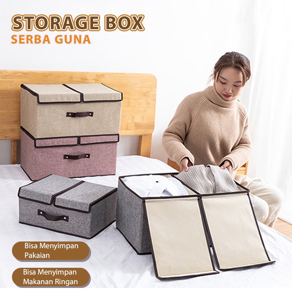 HUGO Storage Box Organizer Container Kotak Penyimpanan Baju