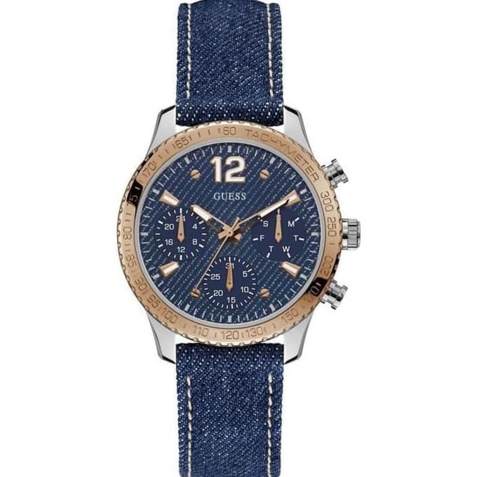 TERBARU GUESS W1057L1 - JAM TANGAN WANITA - BLUE DENIM TERLARIS