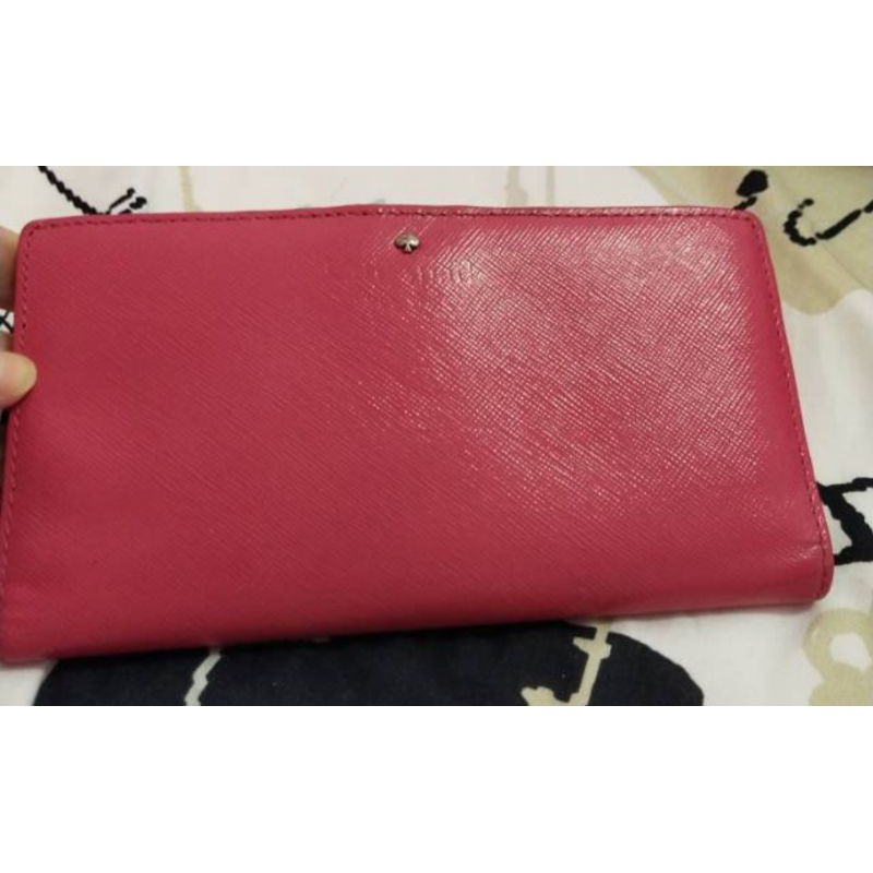 Dompet Kate Spade Pink Fuschia Preloved PL