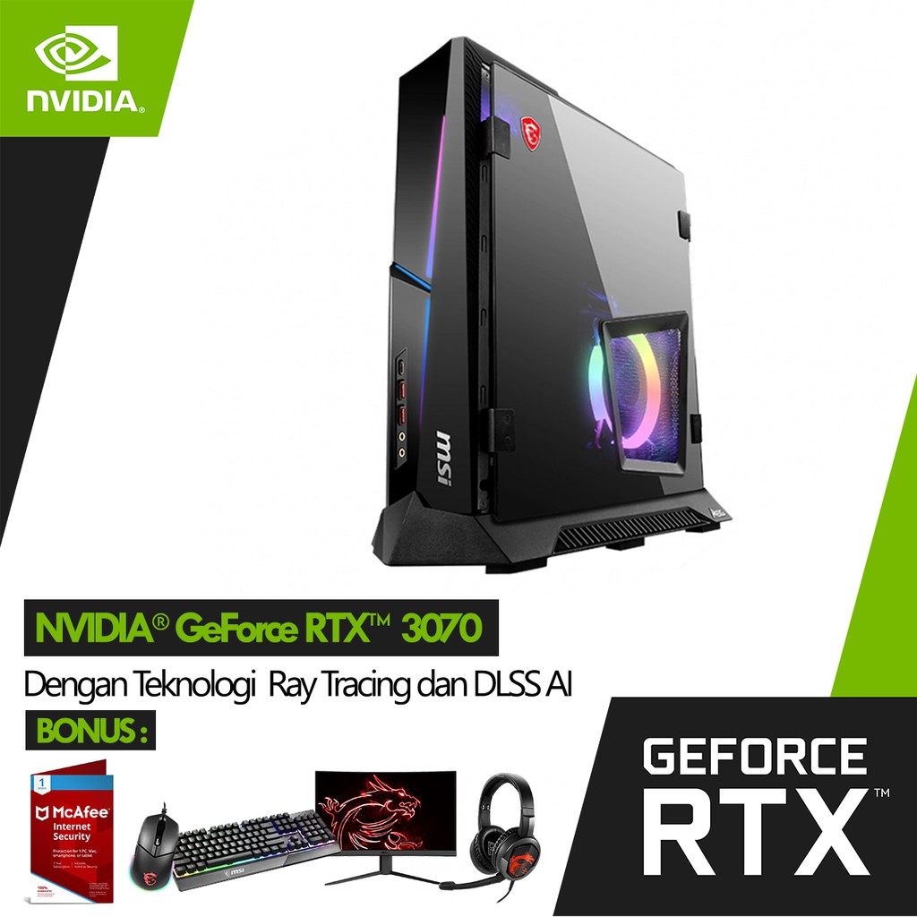 MSI MPG Trident AS 10th / 9S6-B92671-1425 GeForce RTX 3070 Intel Core i7-10700 32GB