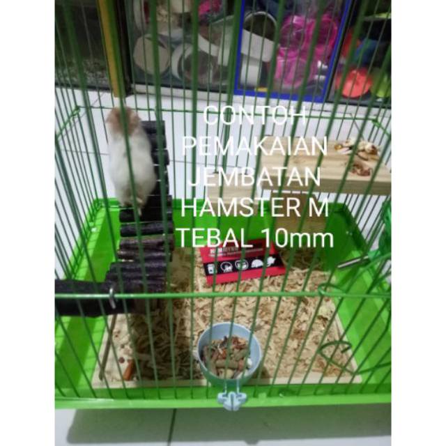 MAINAN HAMSTER - JEMBATAN HAMSTER - KAYU FLEKSIBEL