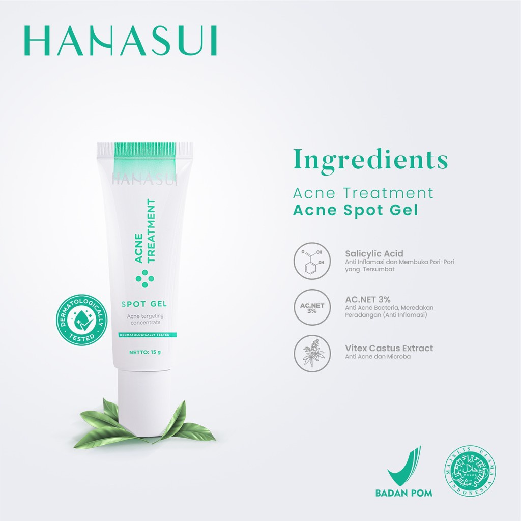 BISA COD - HANASUI ACNE TREATMENT PACKAGE