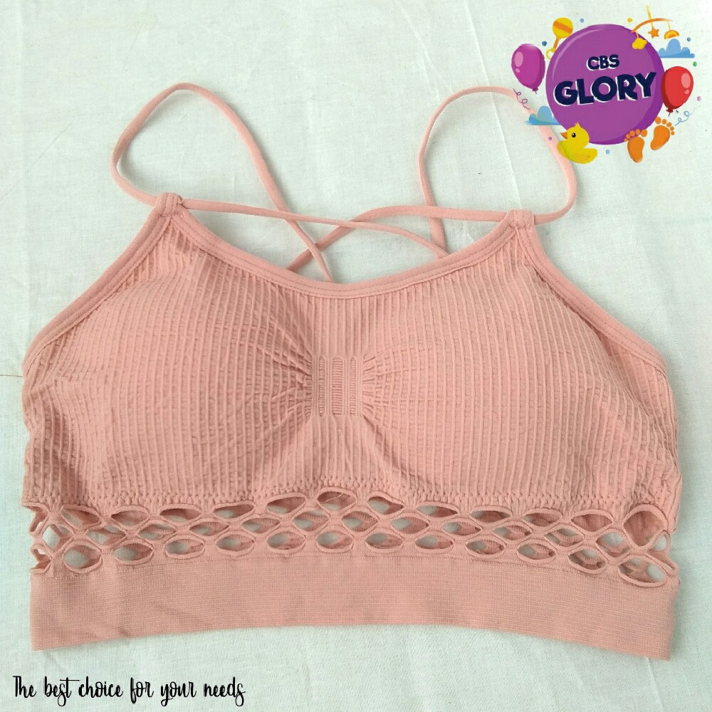 Bra Sport Alyssum/BH Senam Cup Busa/Bra Olahraga/Underware Wanita/Bh Sport Murah