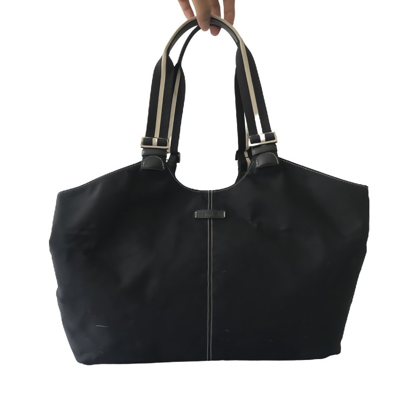 Tas Wanita Shoulder Bag Nylon Agnis B Voyage Hitam Tas Pundak Preloved