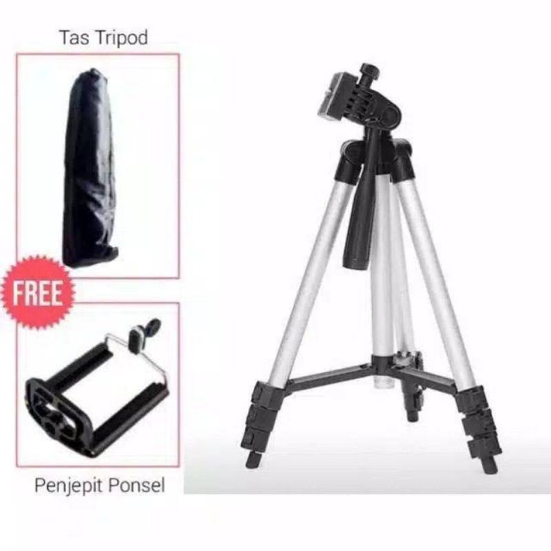 TRIPOD 1 METER 3110 PORTABLE ALUMINIUM LEGS 4 SECTION KUALITAS BAGUS TERJAMIN