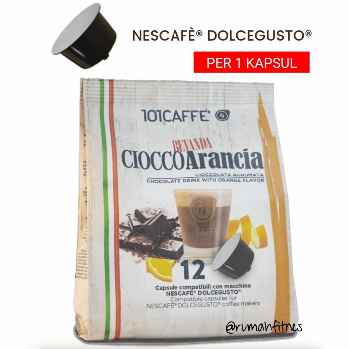 

ORIGINAL NESCAFE DOLCE GUSTO CHOCOLATE ORANGE MOCHA PER KAPSUL