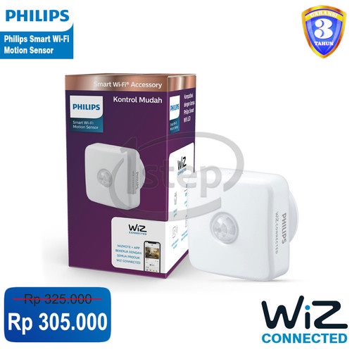 PERTUKANGAN PERLENGKAPAN LISTRIK LAMPU PHILIPS SMART WIFI MOTION SENSOR GERAK WI-FI
