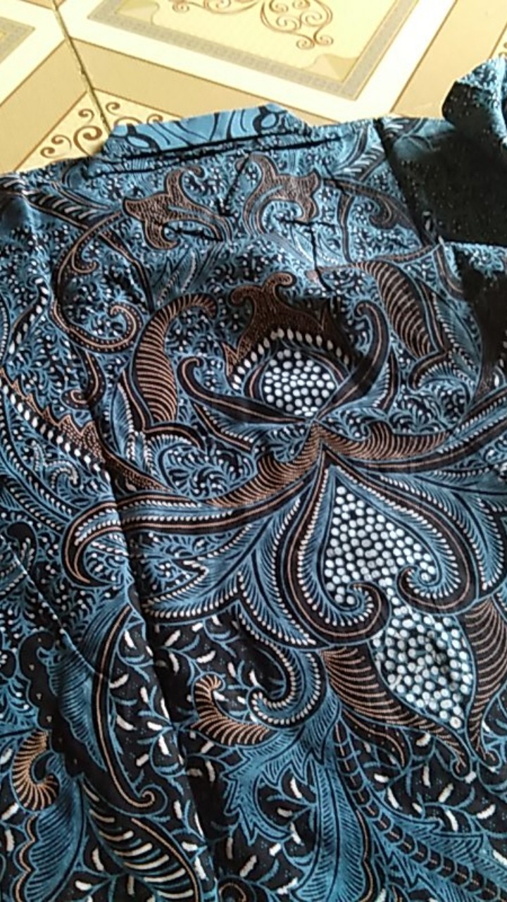 Batik Pria Drajat Size M-xl Lengan Panjang Lapis Furing Batik Solo Katun Halus Sragenan Hq
