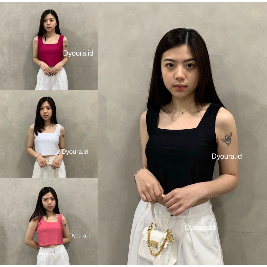 SQUARE TANKTOP by dyoura