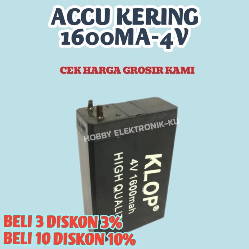 ACCU KERING 1600MA 4V