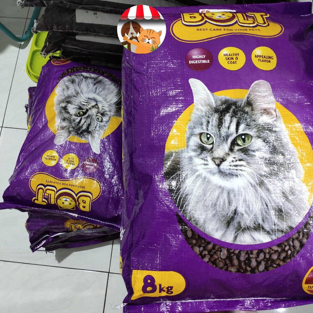 Bolt Cat Food 1kg Tuna- Bolt Makanan Kucing