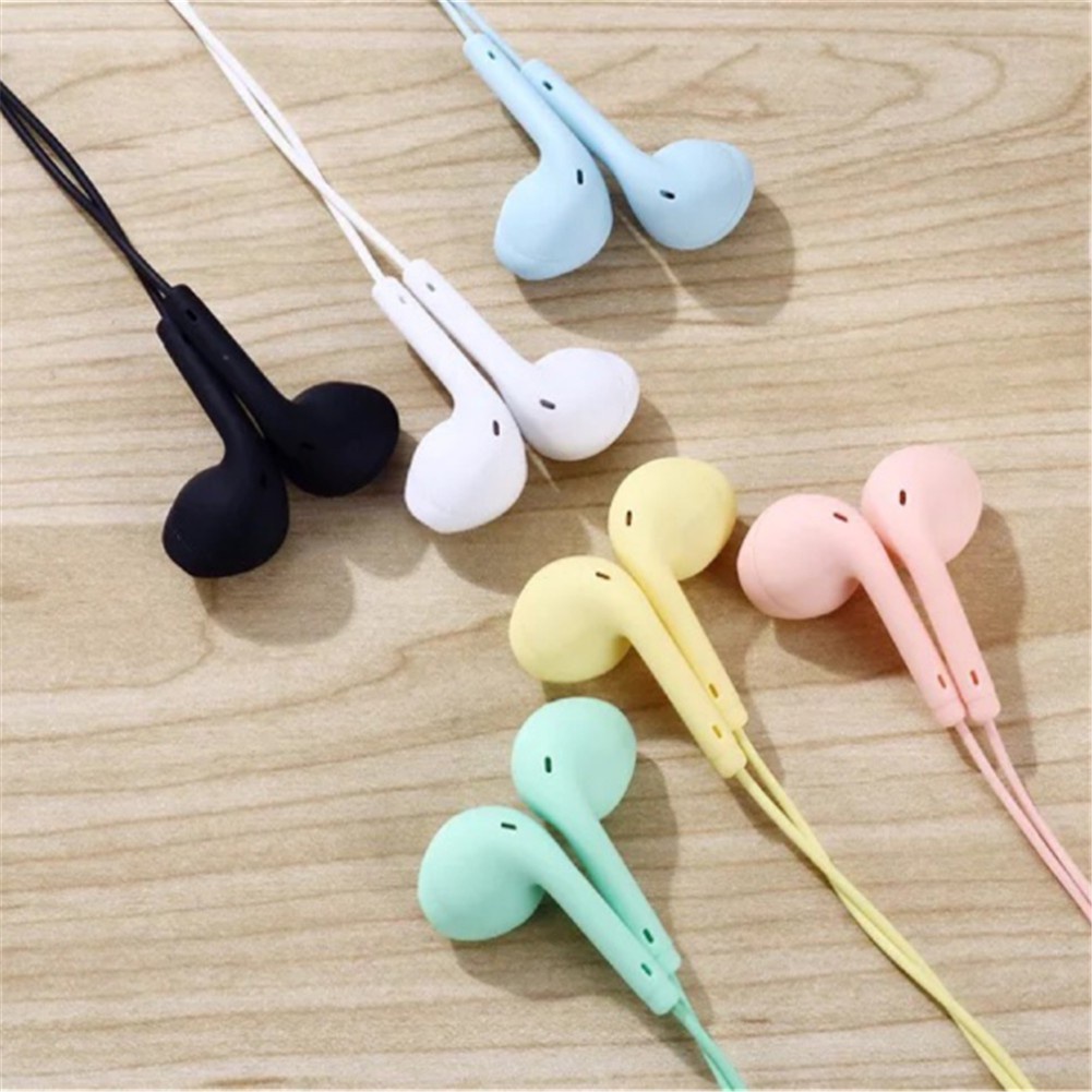 DOMMO - D6100 Headset Macaron Matte U19 H681 / Handsfree U19 Macaron Mate Color Hifi Extra Bass / Earphone