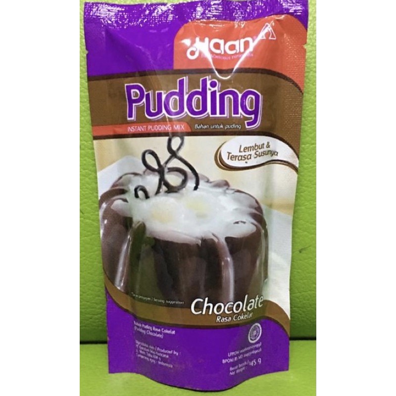 

Haan Instant Pudding Mix Cokelat 145 gr