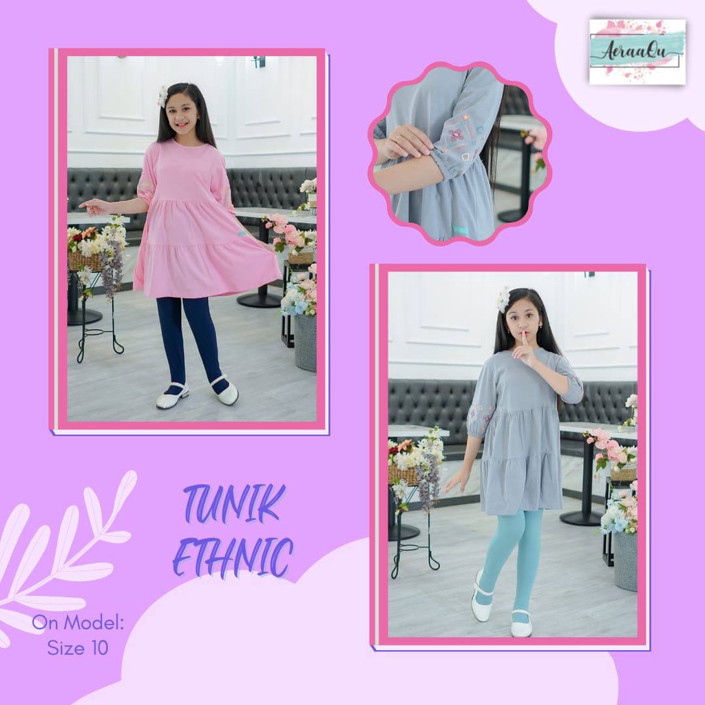 Tunik Etnic Free Legging Wudhu by AEraaqu