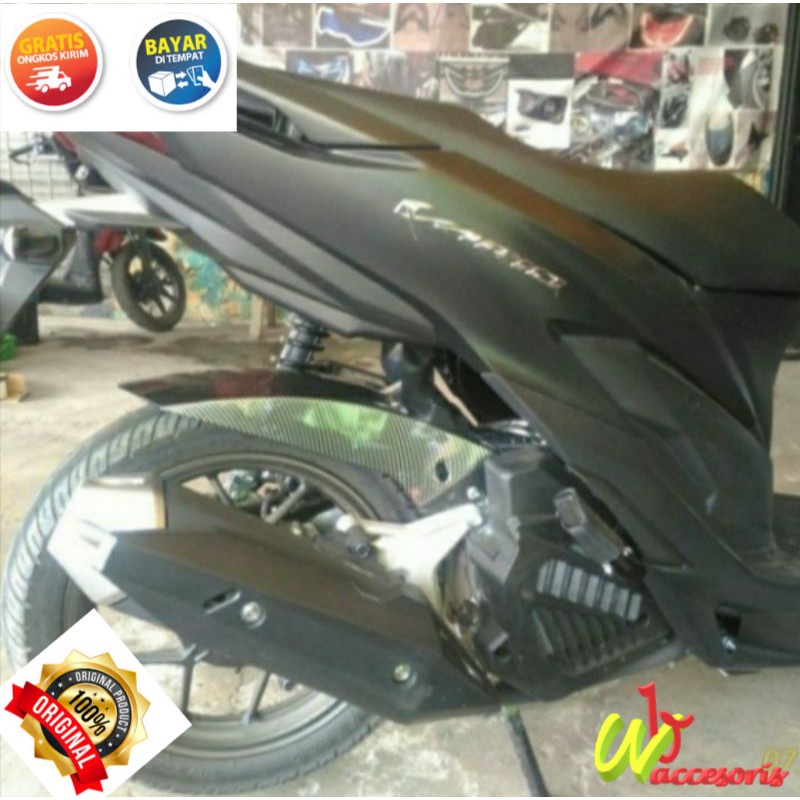 Hugger Vario Spakbor Kolong Vario 125 150 2016 - 2020 Carbon