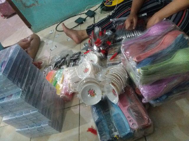 Souvenir Mangkok Bulat Ceper Kemasan Plastik Gratis Kartu Ucapan Terimakasih