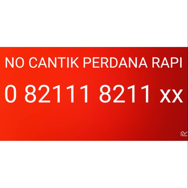 No cantik super rapi Telkomsel 4g