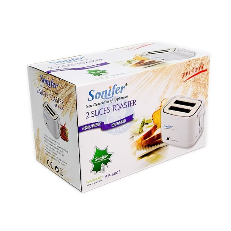 Sonifer SF-6005 Toaster Alat Pemanggang Roti Elektrik