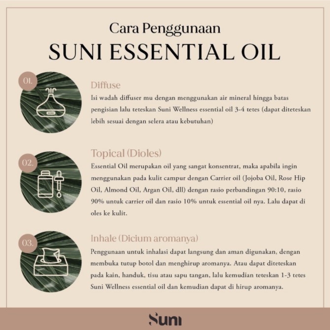 Suni Wellness Essential Oil Peppermint 10ml - Peppermint Essential Oil