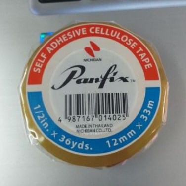 Selotip panfix 1/2 inch x 36 merk Panfix