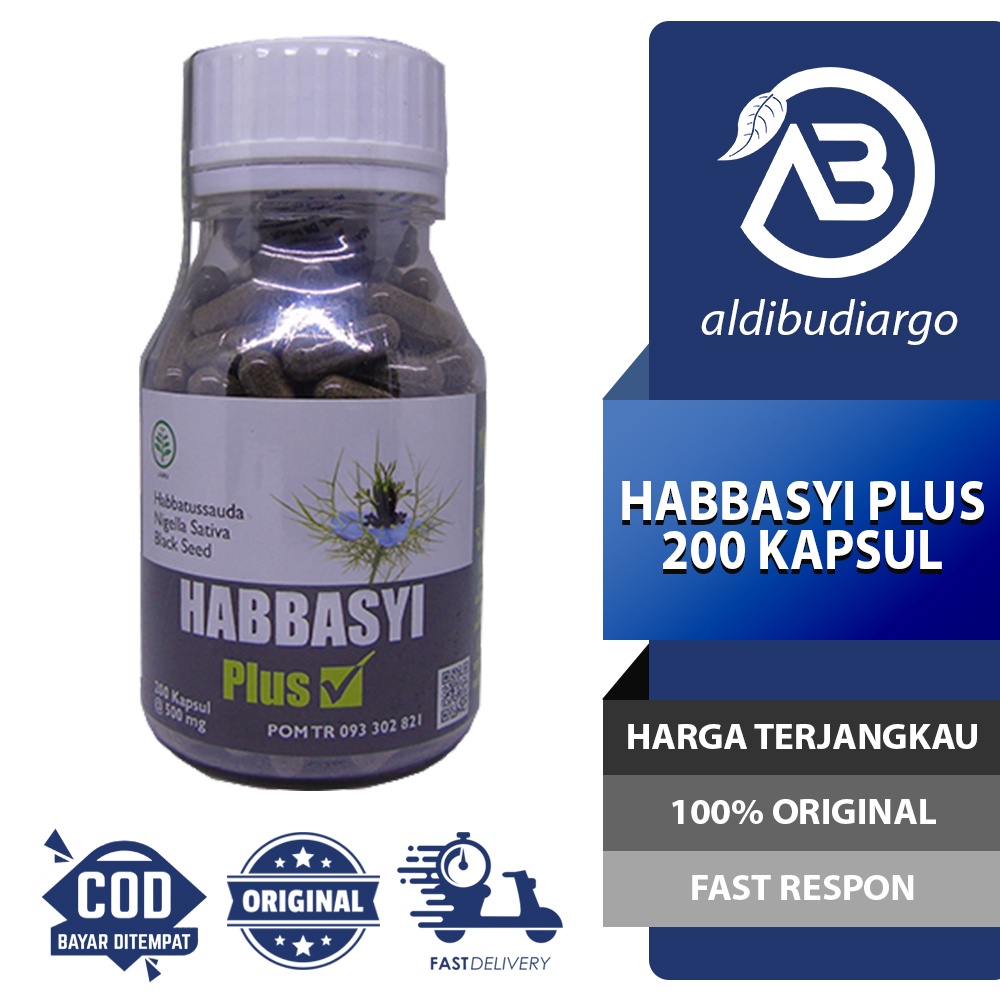 HABBASYI PLUS ISI 200 KAPSUL HABBATUSSAUDA NIGELLA SATIVA