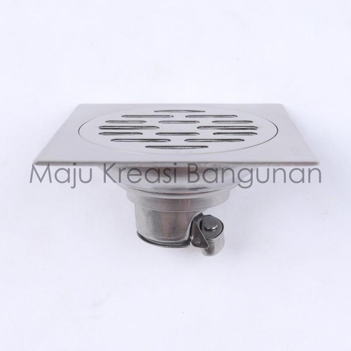 SARINGAN GOT STAINLESS STEEL ONDA FLS 20 FLOOR DRAIN TEBAL WC FLS20