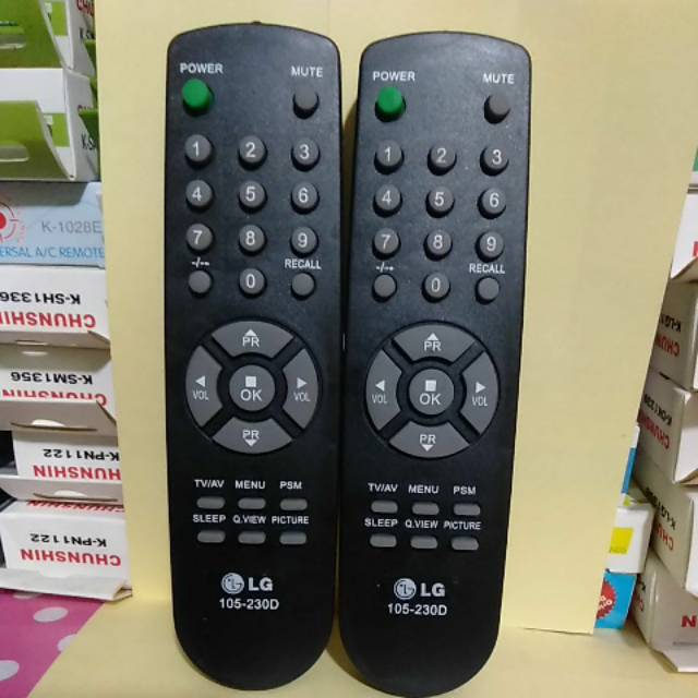 REMOTE REMOT TV LG TABUNG 105-230D