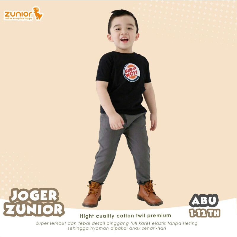 Celana Jogger Anak Premium 1-9 Tahun Zunior