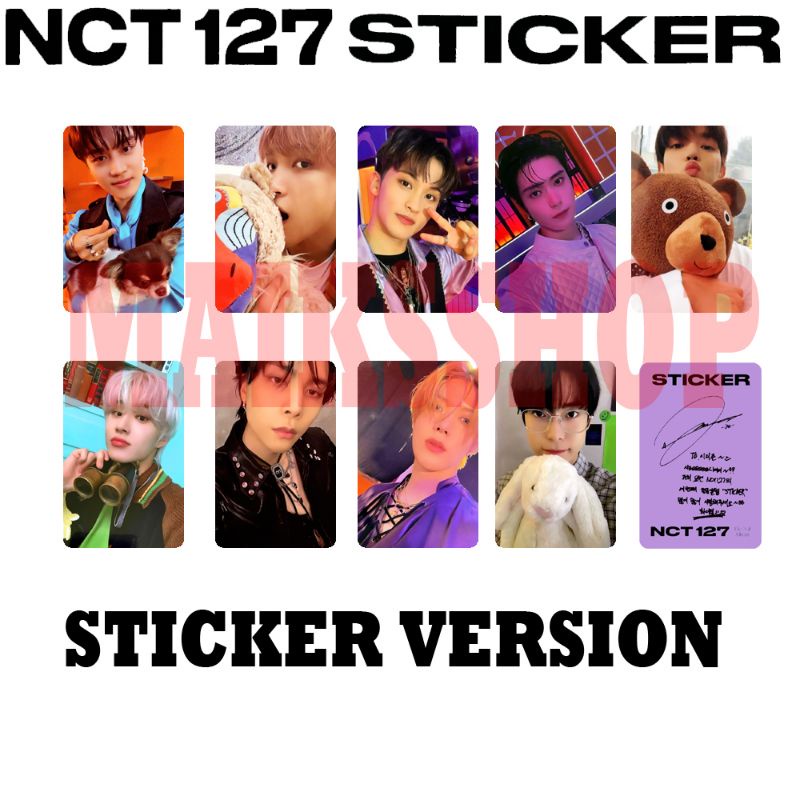 NCT 127 Sticker Photocard Kpop