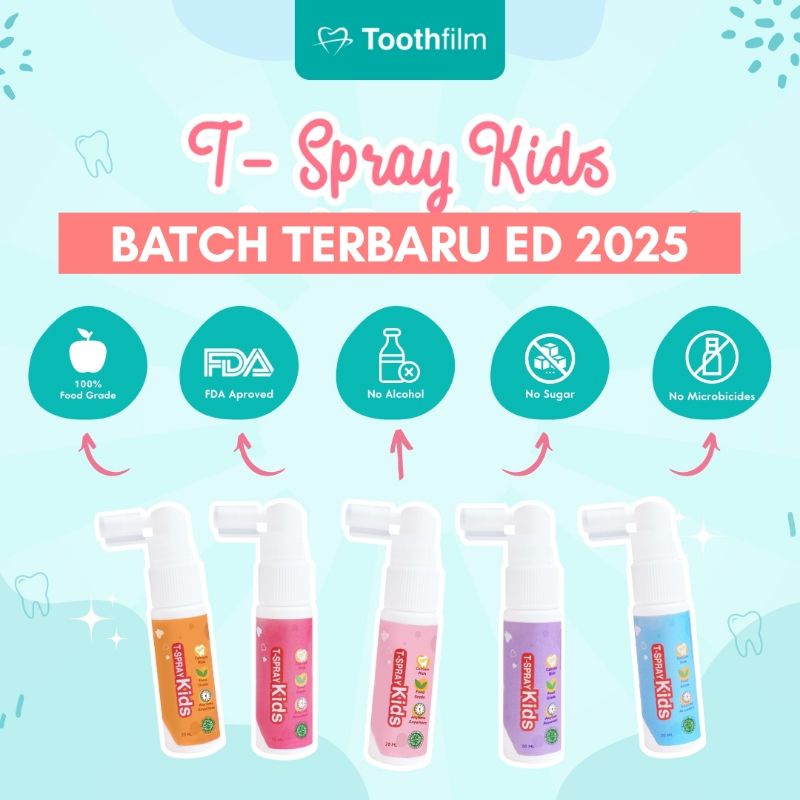 T-Spray Kids Mouth Spray / tspray / toothfilm tooth spray / pelindung gusi dan gigi anak