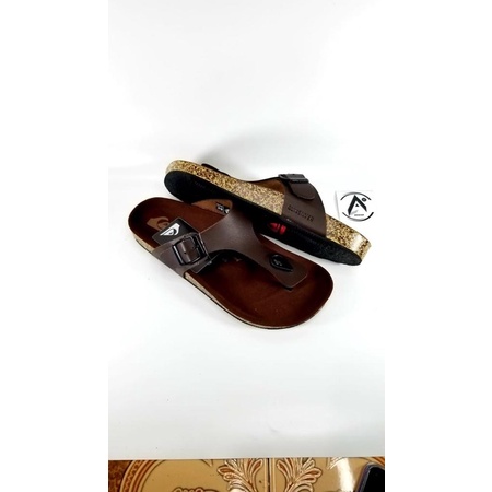 SANDAL PRIA PREMIUM 100% TERBARU BISA COD SANDAL SLIDE JEPIT PRIA QUICKSILVER BLACK PREMIUM SANDAL MURAH KUALITAS MEWAH