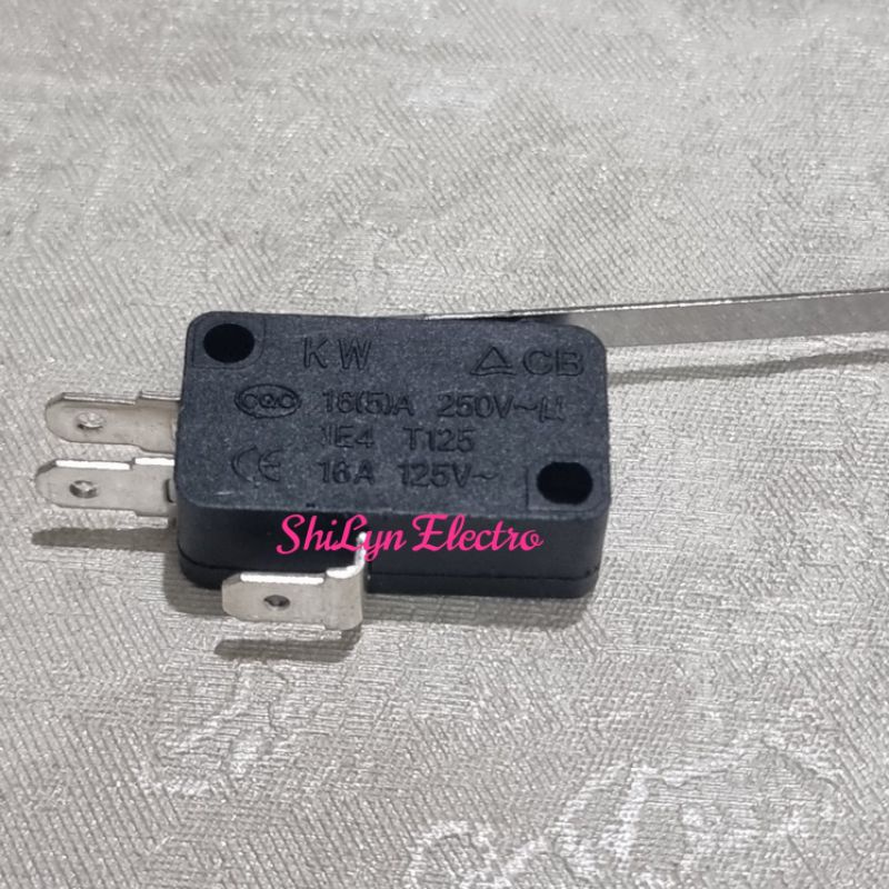 MICRO LIMIT SWITCH MIKRO SWIT PLAT SUPER PANJANG