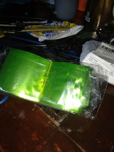 100pcs Kantong Ziplock Ziplock Bahan Aluminium Foil Anti Air Ukuran 7x10cm