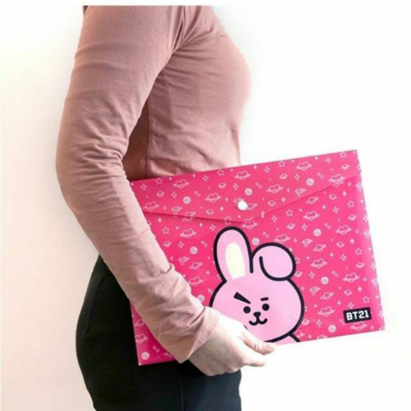 

Map plastik Untuk Kertas BT21/BTS Ukuran A4