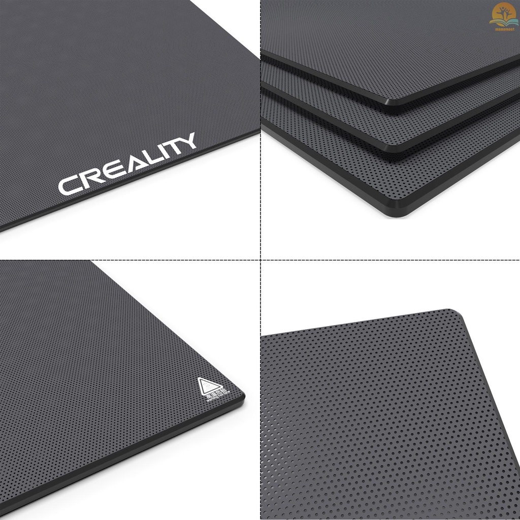 Creality Tempered Glass Bed for 3D Printer Platform Heated Plate Build Surface 235*235mm with 4pcs Glass Clip 4mm Ultrabase for CR-X/CR-10S Pro/CR-10S Pro V2/CR-10 V2 3D Printer 235*235mm