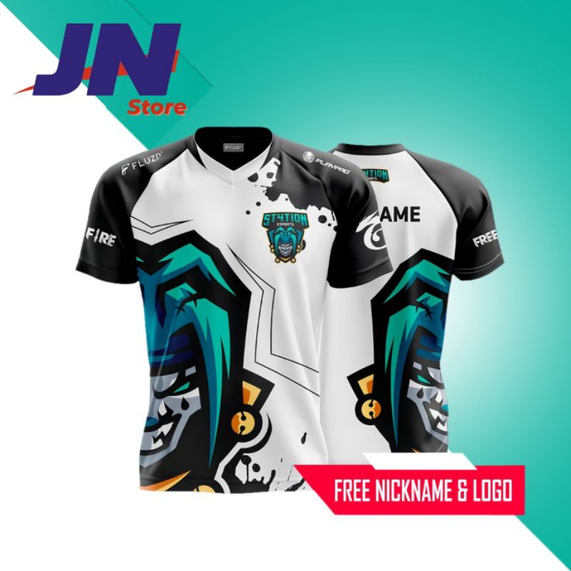 BAJU KAOS JERSEY GUILD GAMING FREEFIRE FF MOBILE LEGENDS ML AOV DOTA 2 FREE NICKNAME