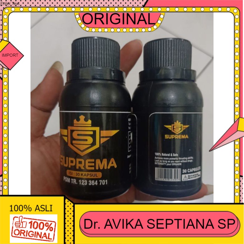 100% ASLI Suprema asli original stamina sudah bpom