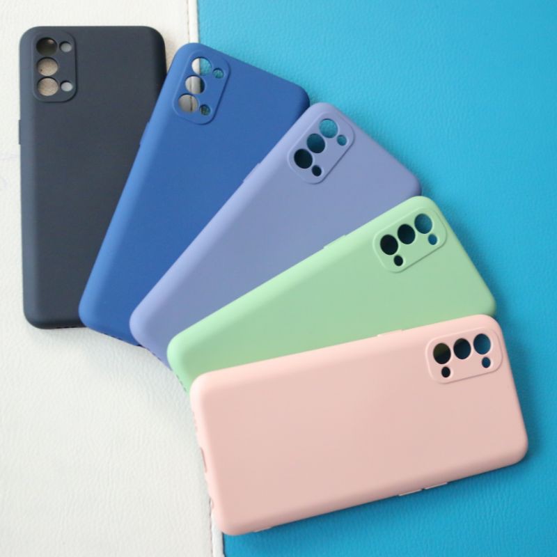 YKCS 0395 CASE HP 0PP0 reno 4 5 reno5 reno4 reno 4f soft case pastel tebal protec camera pelindung