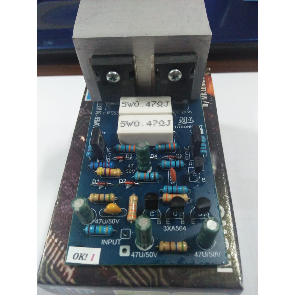 Jual Kit Power Ampli Amplifier 150 Watt 150watt 150w Mono Tip3055 2955